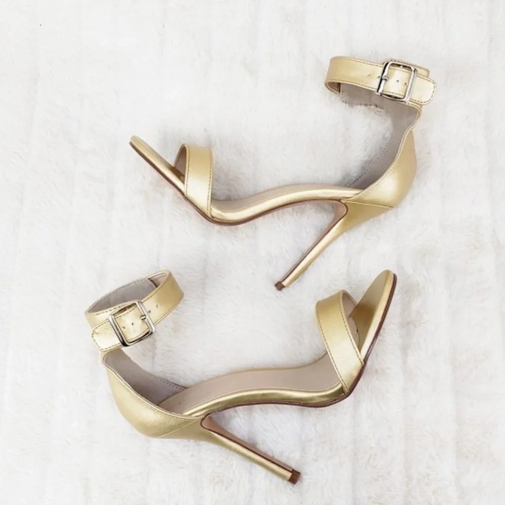 * Pleaser Gold Ankle Strap 5